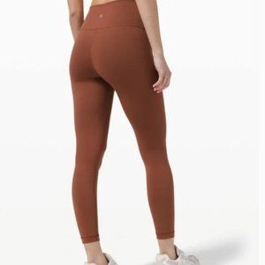 Lululemon wunder train 25" size 6